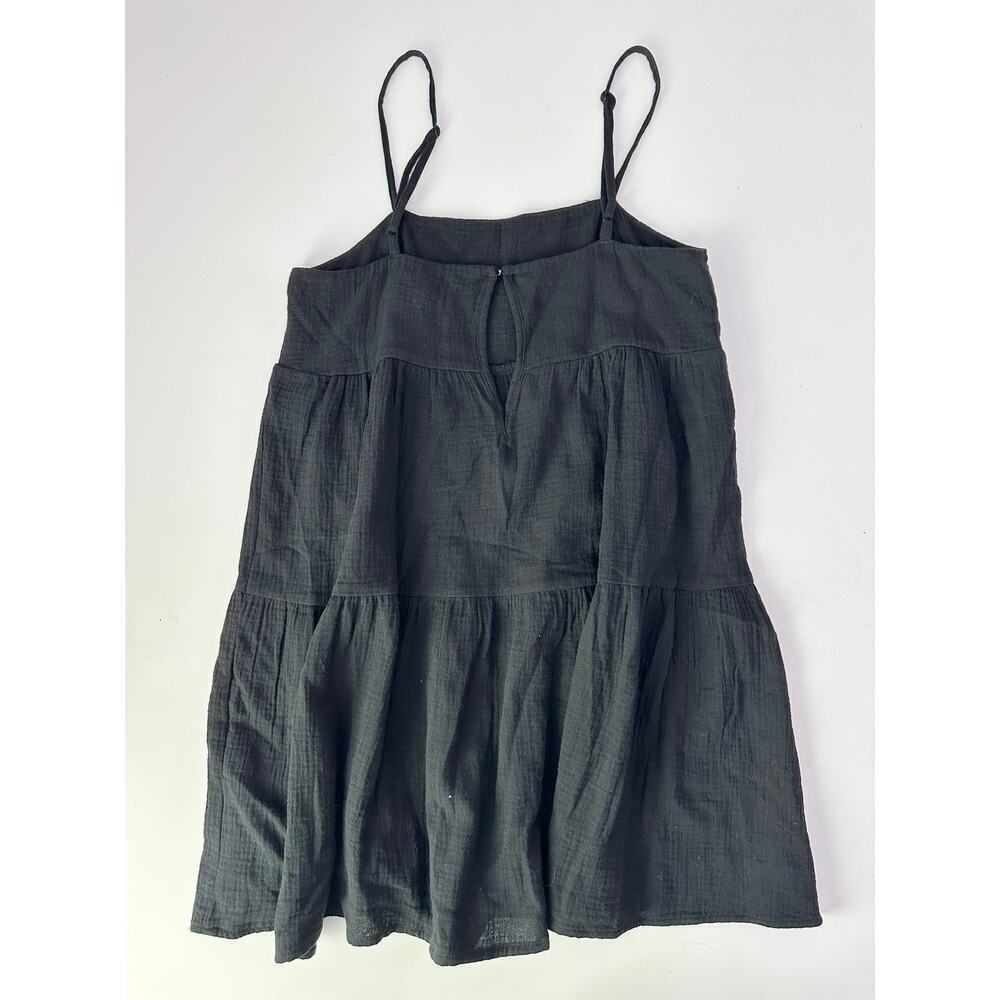 glassons black babydoll guaze dress  - size 8 - Picture 5 of 5